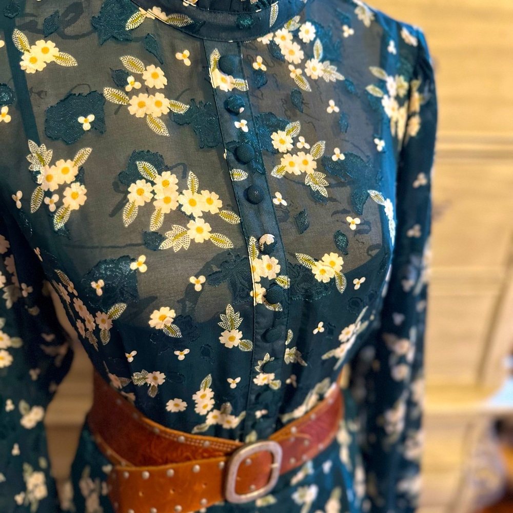 Unique Mid-Length Vintage Riding Dress